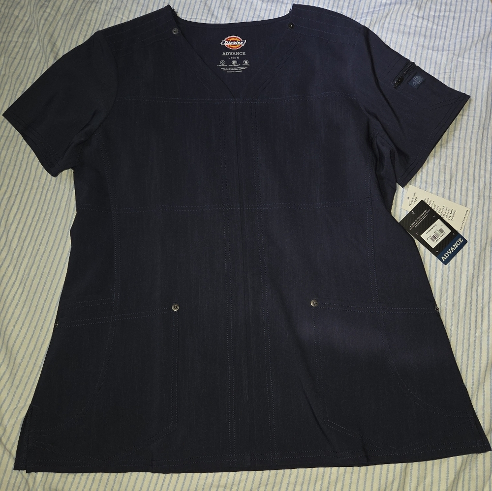 Dickies Women's Scrub Navy Top